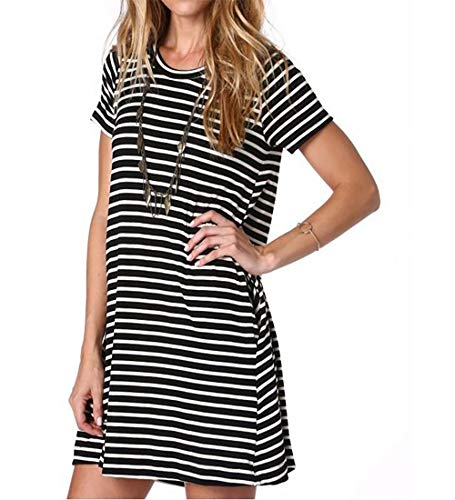 Alaster Queen Women'S Casual Summer T Shirt Dress Loose Short Sleeve Tunic Dress With Pocket For Women thumb #2