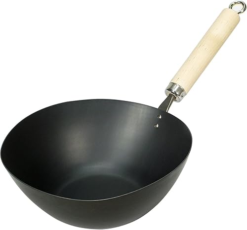 Riverlight J1930A Kyoku Japan - Olla asiática de hierro, 0.3 galones (1.8 l), nitruro de hierro, resistente al óxido, fabricada en Japón disponible en Yaxa Peru