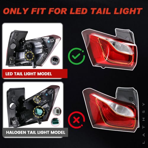 LED Tail Light Compatible With 2018-2020 Chevy Equinox Outer Left Side by Lathsy - Used condition - Image 3