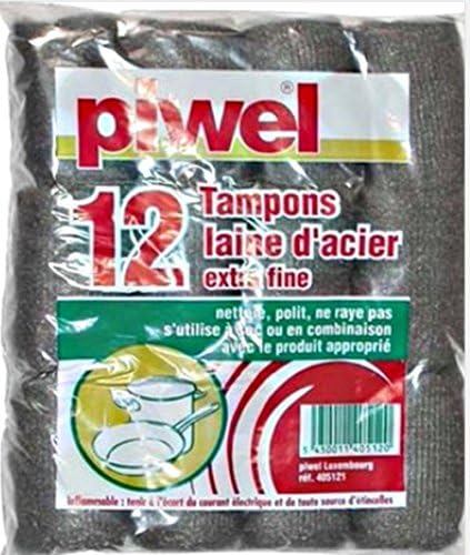 30pcs Tampon Jex Avec Savon En Laine D'acier Tampons à Récurer Pré