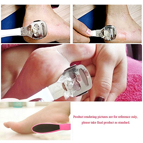 mewmewcat Removedor de pele morta,Esfoliante para os pés Arquivo esfoliante para pés removedor de pe