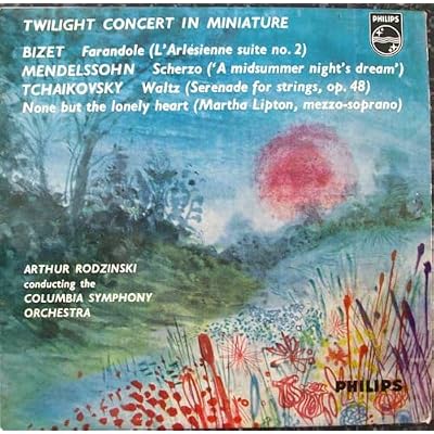 Artur Rodzinski, Columbia Symphony Orchestra &lrm;&ndash; Twilight Concert In Miniature. Label: Philips &lrm;&ndash; NBE 11075 Format: Vinyl, 7"