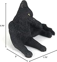 Vista 2 de Veronese Design Black Cat Scratching Ear Mini Figurine