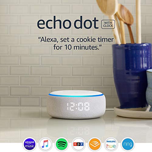 Echo Dot (3rd Gen) - Smart speaker with clock and Alexa - Sandstone