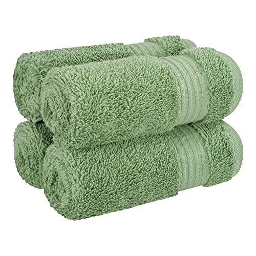 Cotton Paradise Türkische Waschlappen für Badezimmer, 100% Baumwolle, weich, saugfähig, kleine Handtücher, Waschlappen für Körper… – Ansicht 5