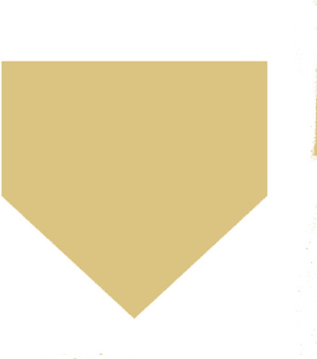 Home Base Plate Cutout Unfinished Wood Sports Décor Baseball Softball Door Hanger Everyday MDF Shape Canvas Style 1 (12)