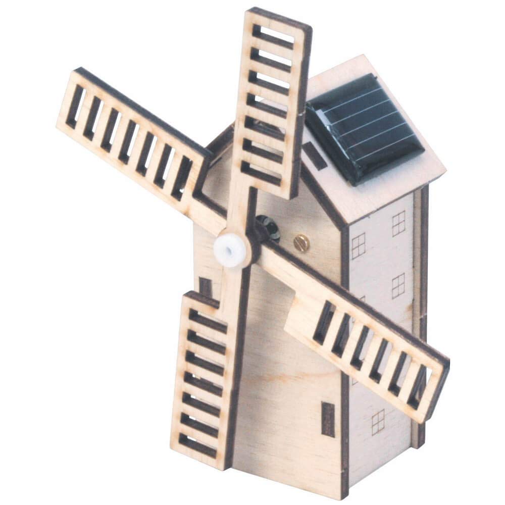 Windmühle 3D Holz-Bastelset Von Matches21 - DIY Für Kinder Ab 8 Jahren, Lasergeschnitten