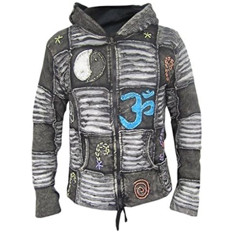Gheri Little Kathmandu - Sudadera con capucha de forro polar para hombre Cover