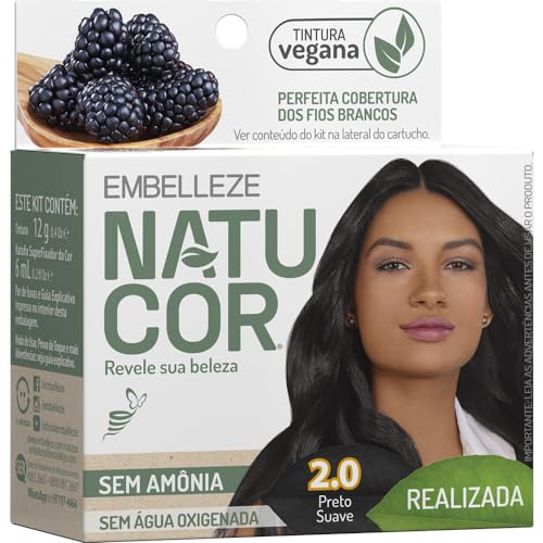 natucor Tintura Natucor 2.0 Preto Suave 12G