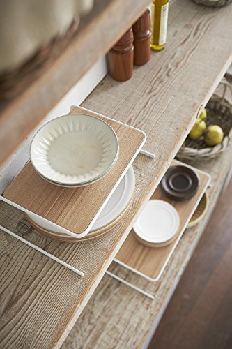 Yamazaki Home Dish Riser - Kitchen Cabinet Shelf And Organizer - No Assembly Req. #TOP4