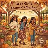 Cozy Girl's Farmer's Market: Fun & Cute Coloring Book for Adults & Teens | Easy...