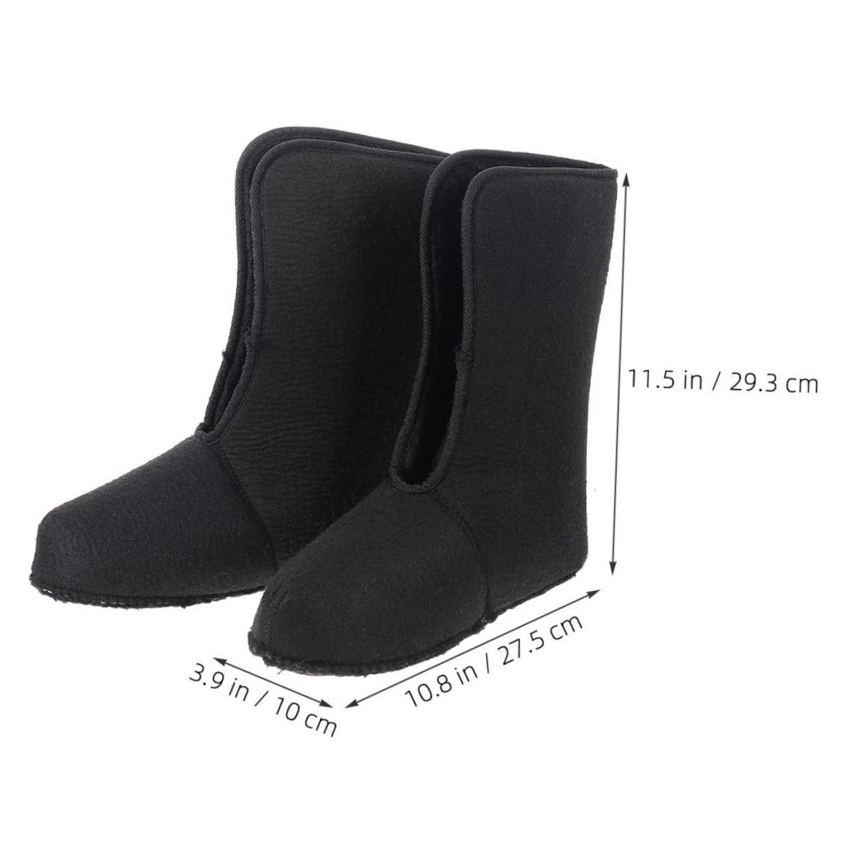 Boot Warmers for Men Waterproof Insulated Liners Thermal Socks for Cold Weather Comfortable Outdoor Footwear Inserts Hunting/fishing/hiking