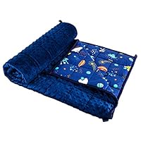 Sleepymoon Weighted Blanket Heavy Blanket (Navy, 100 * 150cm-4kg)