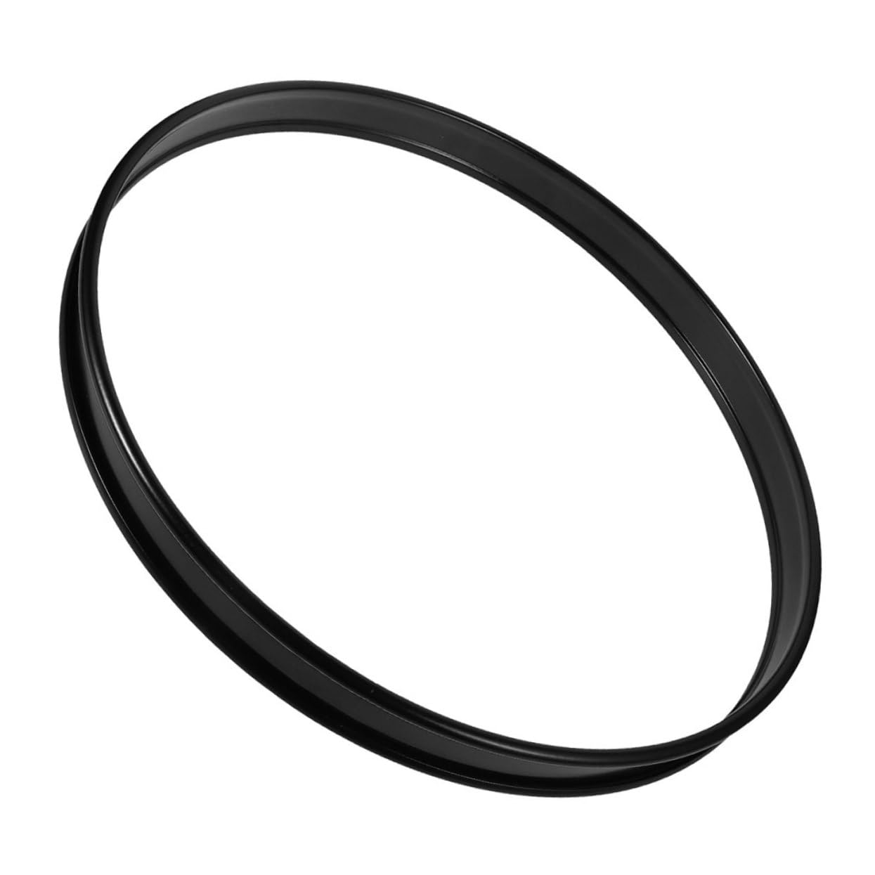 VICASKY Black Drum Set Accessories Drum Hoop Tambourine Cowbell Clamp Clamp Kit