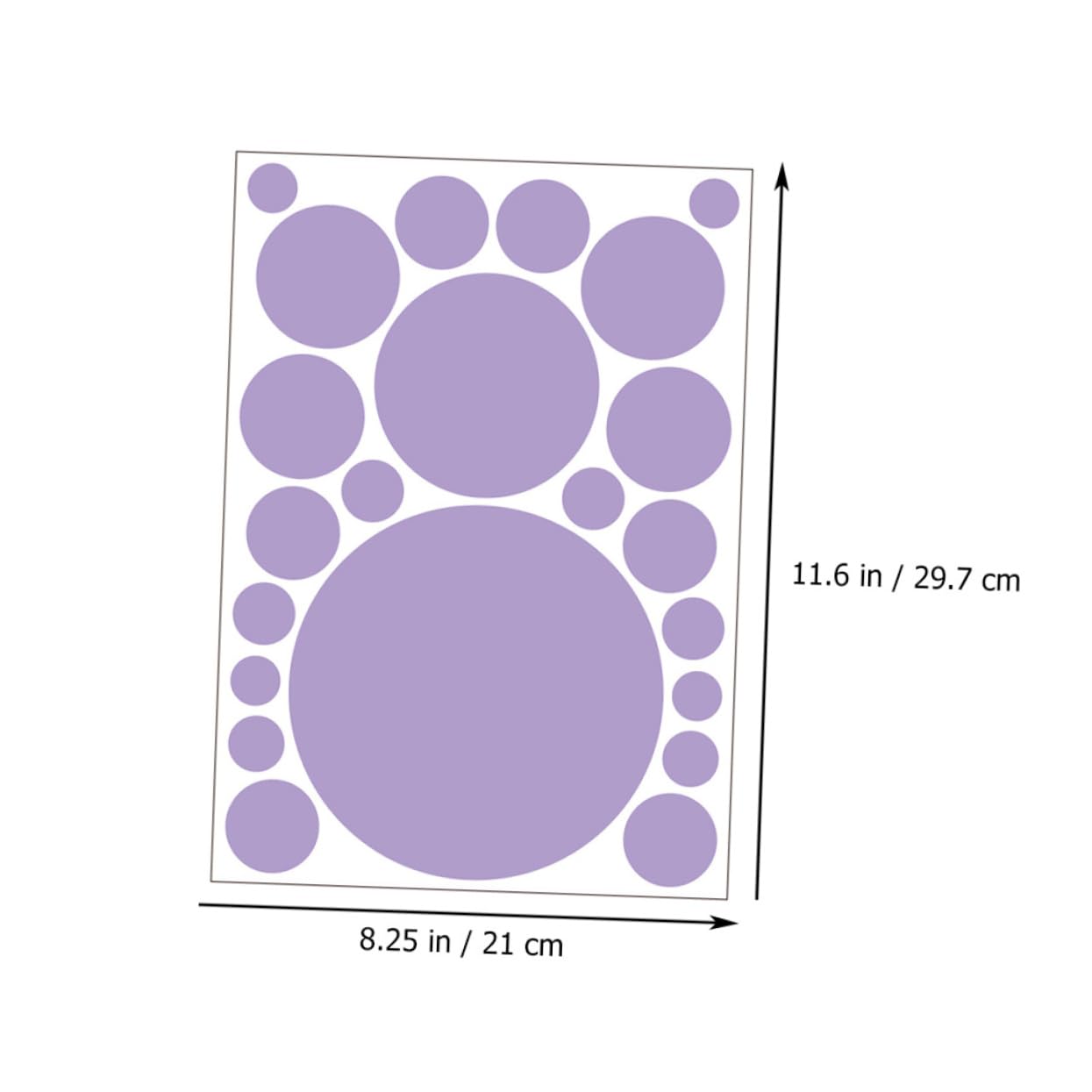 Toyvian 25hojas Pegatinas De Pared Autoadhesivas Para Decoración Infantil De Verde Rosa Azul Para Habitaciones Salones