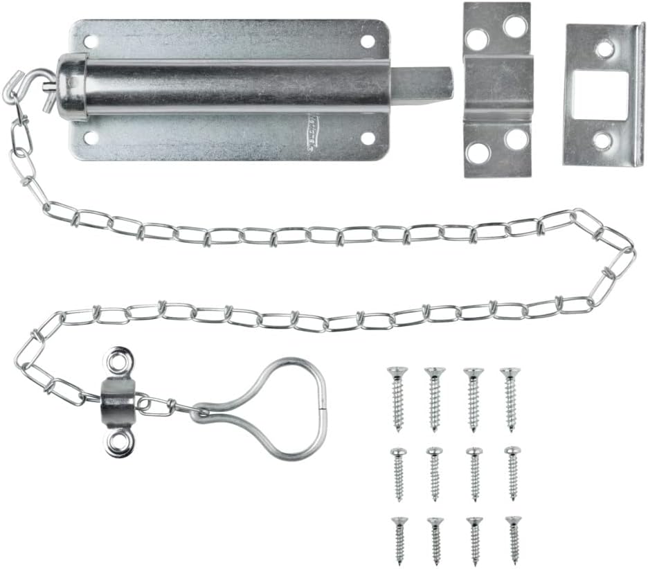 National Hardware N150-771 V820 Chain Bolt in Zinc plated,6 Inch