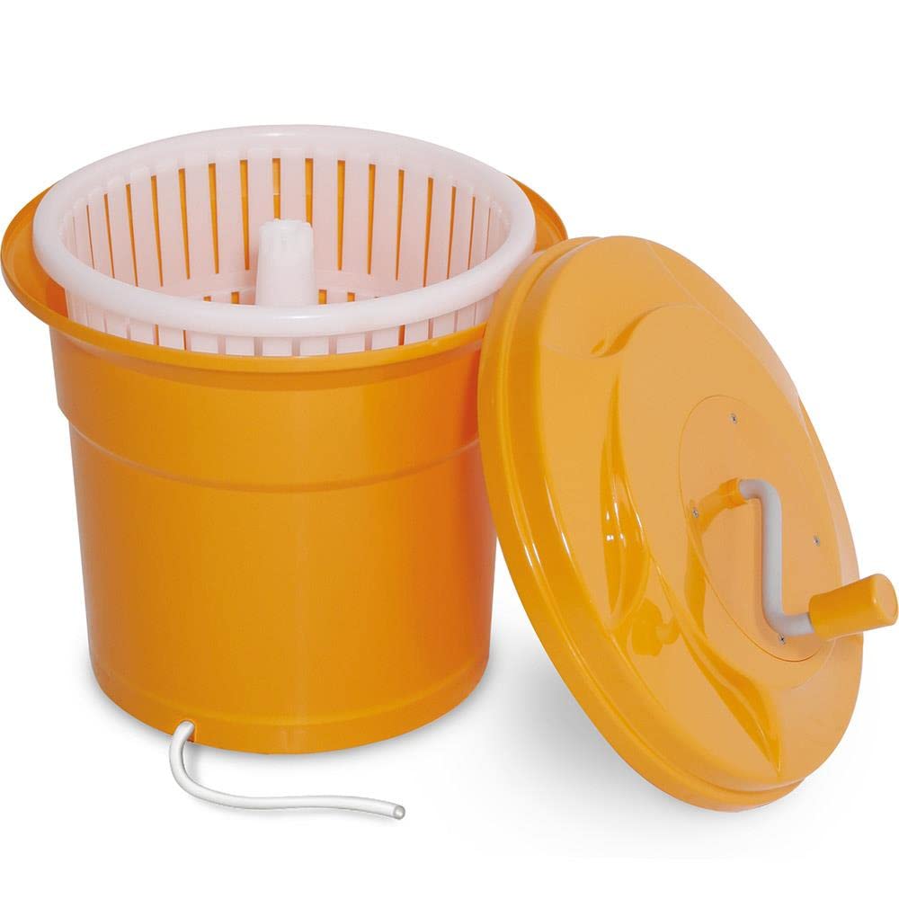 BRB Essoreuse à salade 25 litres, pour 5-6 têtes de salade ØxH 430x520 mm,