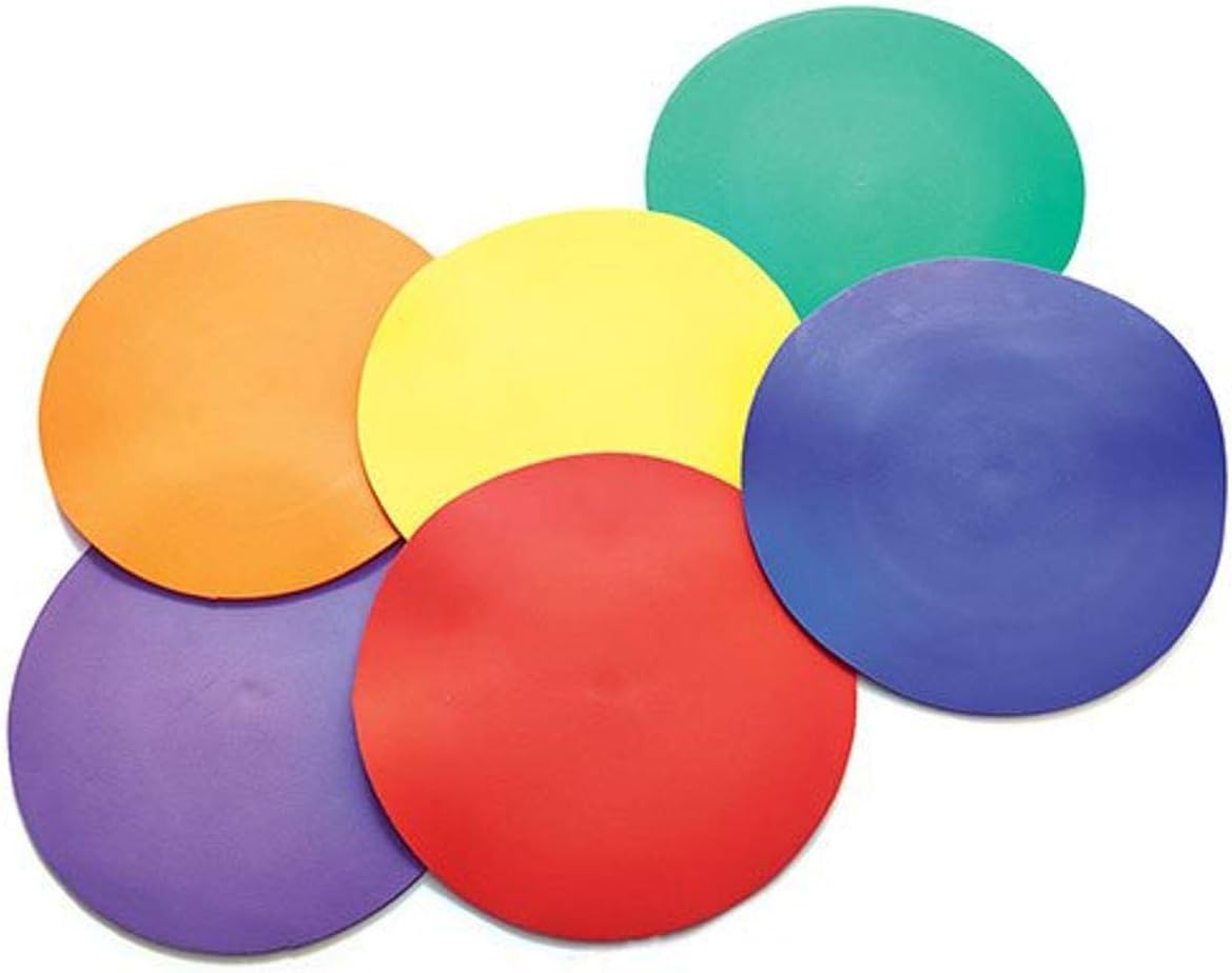 US Games Color My Class® Non-Slip Spots (6-Pack)