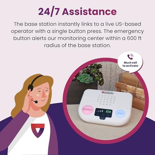 Medical Guardian MGHome LT– Home Medical Assistant & Alert Systems for Seniors - Fast, Reliable 4G Coverage & 24/7 Emergency Operator Care - Thumbnail 2