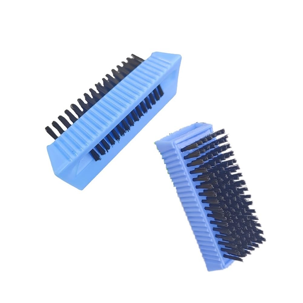 2PCS Nail Brush Surgical Scrub Brushes Two-Sided Stiff Hand and Nail Brush Non-Disposable Sterile Hand Scrubber with Nail Cleaner Hand and Nail