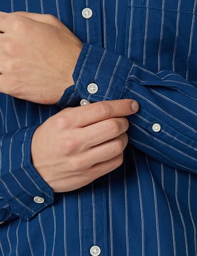 Image of Allen Solly Men's Casual Mandarin Collar Shirt | Regular Fit | Contemporary Design | Smart Casual Wear