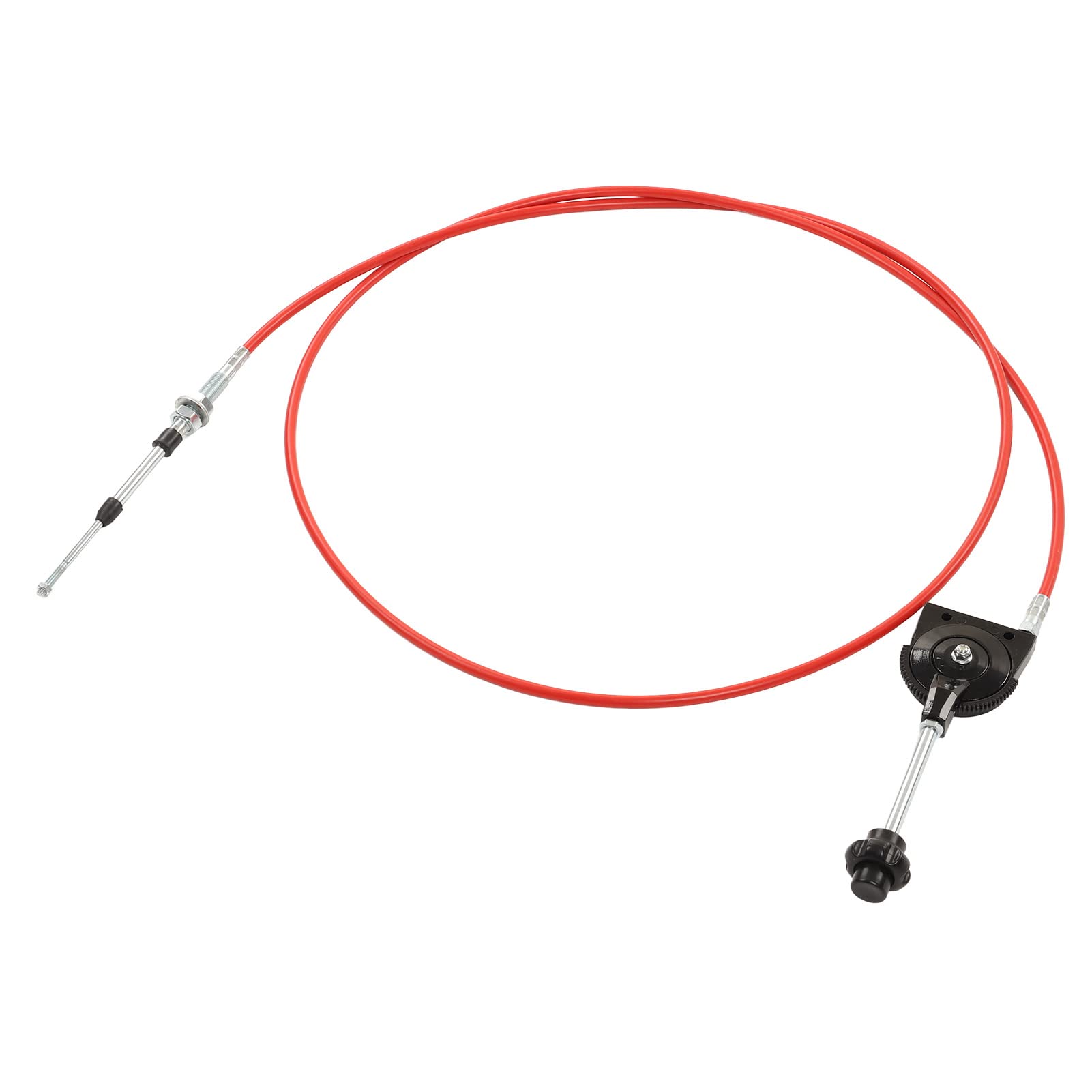 Cavo Acceleratore Manuale per Escavatore e Carrello Irrigatore, 3m Tubo in PU con Giunto Acciaio Inossidabile