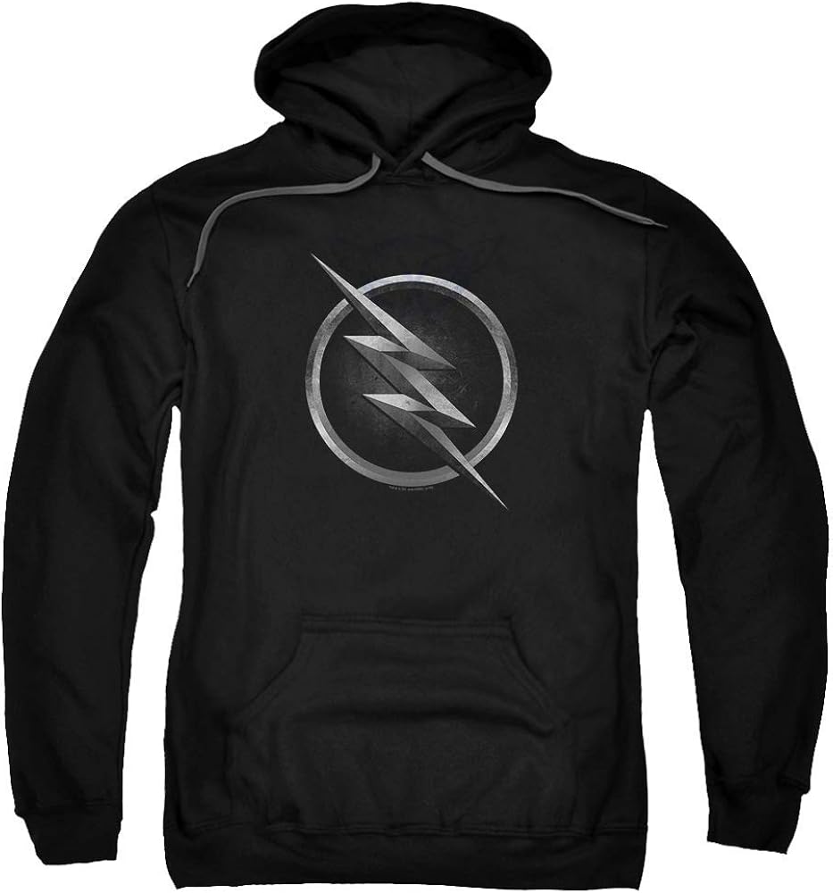 Popfunk Classic The Flash TV Series Logo Pull-Over Hoodie Sweatshirt & Stickers