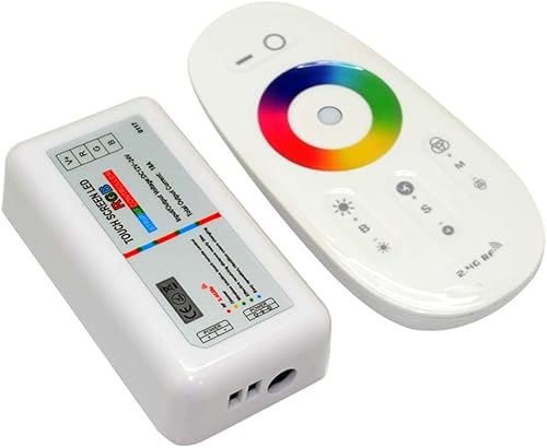 Miniatura 5 de Vrabocry RGBW RGB 4PIN 5PIN controlador de tira LED 2.4GHz RF inalámbrico pantalla táctil control remoto 5050SMD 3528 RGBWW RGBCW bombilla LED