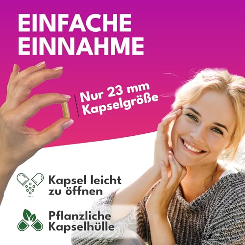 Green Naturals® OPC Traubenkernextrakt hochdosiert – 1.250 mg Extrakt mit 1.000 mg OPC pro Tagesdosis – Vegan & frei von Zusatzstoffen – 180 Kapseln (3 Monate)