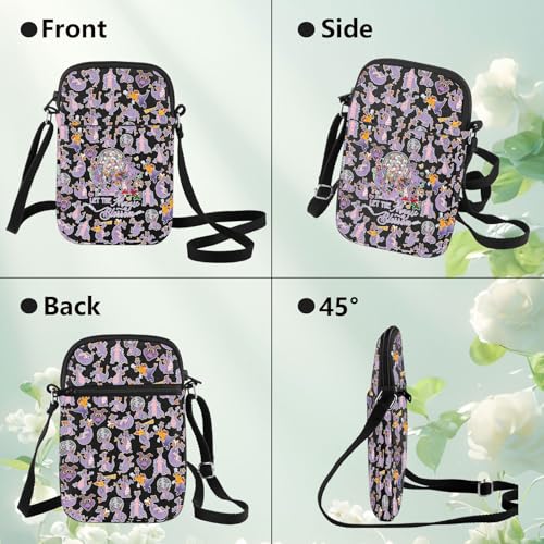 Image of WZMPA Dragon Crossbody Bag Purple Dragon Gift Dragons Shoulder Bag Cartoon Merchandise