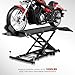 DNA Motoring Motorcycle Lift Table 1000lbs Capacity Motorcycle Support Stand L 86.2in x W 22in Motorcycle Lift Jack Lifting Range 7.2-30.3in Black TOOLS-00780