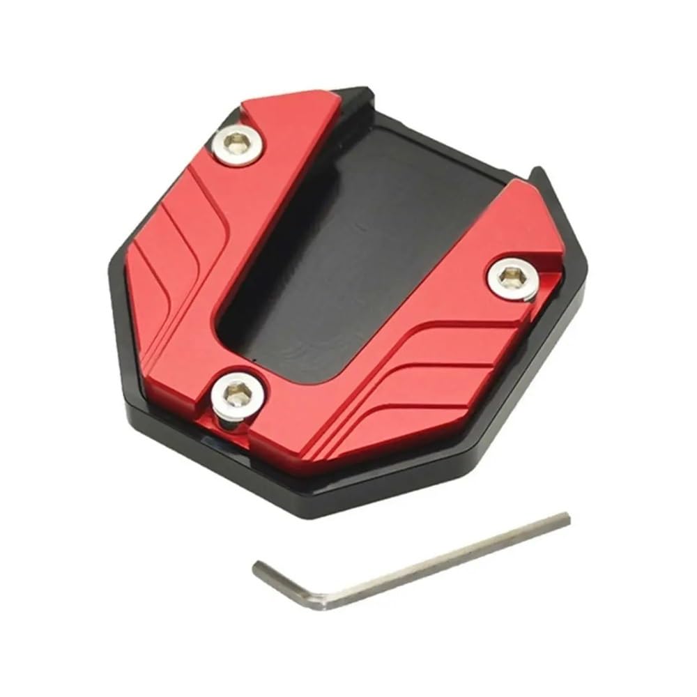 Coussinet de pied de béquille de moto élargie et plaque de support - 7