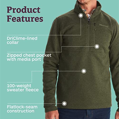 Image of MARMOT Men's Drop Line 1 /2 Zip Fleece Jacket