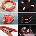 Dzmuero Cinta Adhesiva Reflectante,6 PCS Pulseras Reflectoras,5 cm*3 m Tira Reflectante Película...