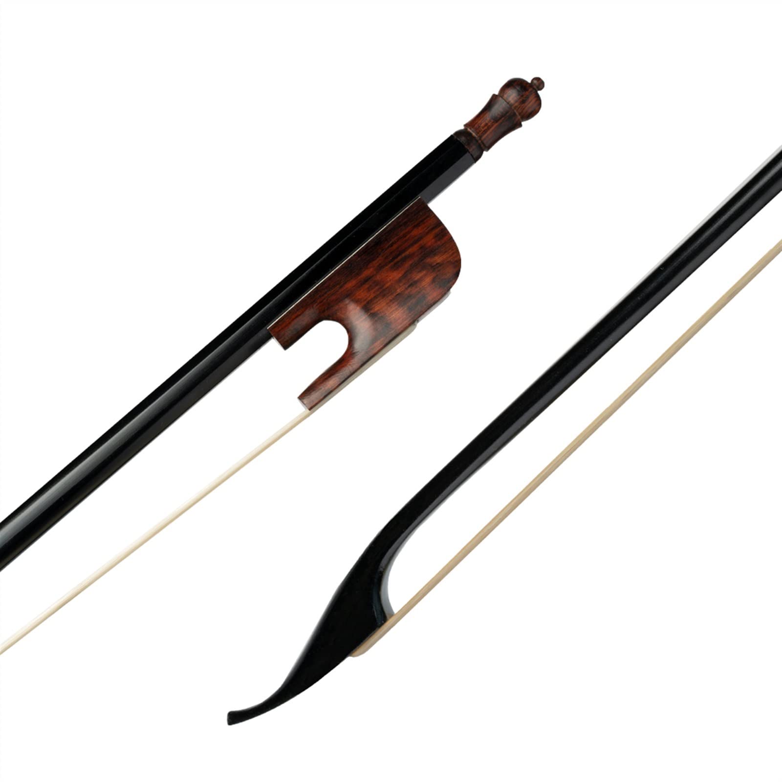 bogen für violine 4/4 Karbonfaser-Geigenbogen Gerader Karbonfaserstab Snakewood Frog Ausgewählter Weißer Rosshaar-Geigenbogen violine bogen