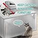 Lovinch [Thicken Vinyl] Anti Cat Scratch Furniture Protector, Single-Sided Sticky Couch Protector for Cats, Flexible Couch Corner Guard Under Cats Claw, Cat Scratch Deterrent Tape-(160