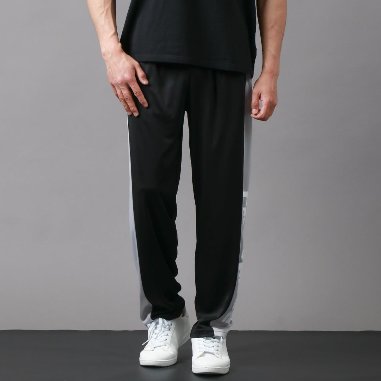 [コンバース] ジャージ 下 メンズ 速乾 ドライ サイド ロゴ ジャージパンツ ロングパンツ ズボン 吸汗速乾 ゆったり イージーパンツ スポーツ トレーニング ジム - 3