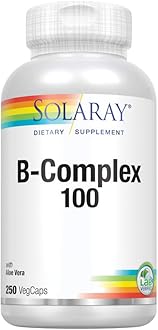 SOLARAYB-Complex 100 with Aloe Vera, 250 VegCaps