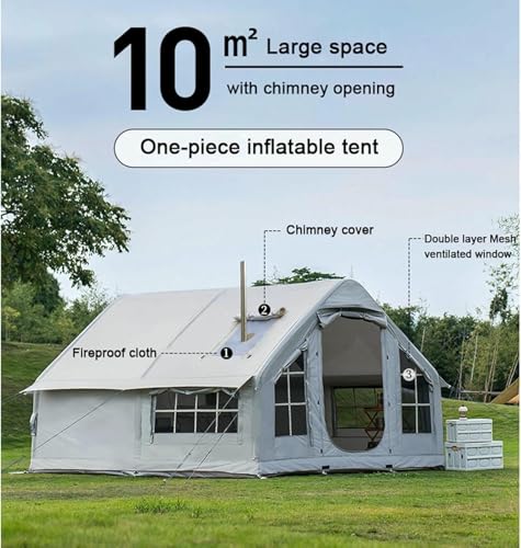 Carpa Inflable Burbuja Transparente 6m para Camping miniatura 3