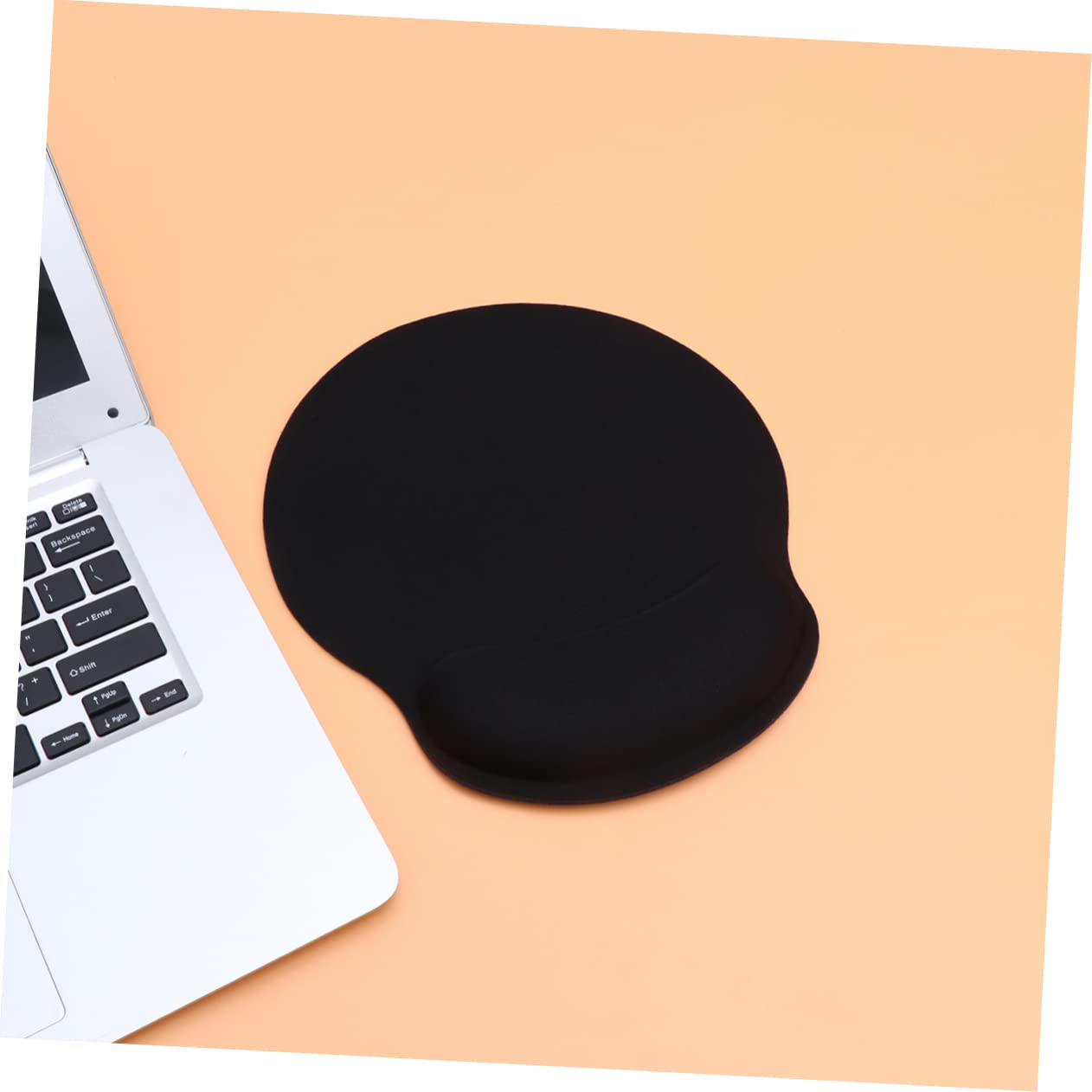 jojofuny 2 Sätze Ergonomisches Teiliges Set mit Handgelenkauflage und Mauspad Komfortable Handballenstütze für Tastatur und für Büro und Gaming Schwarz