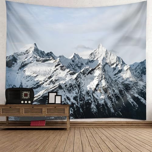 Tenture murale chambre grand format 220x240cm pour masquer un mur vide