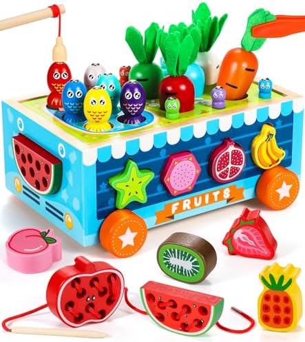 Juego Montessori de Madera para Niños de 2 a 4 Años