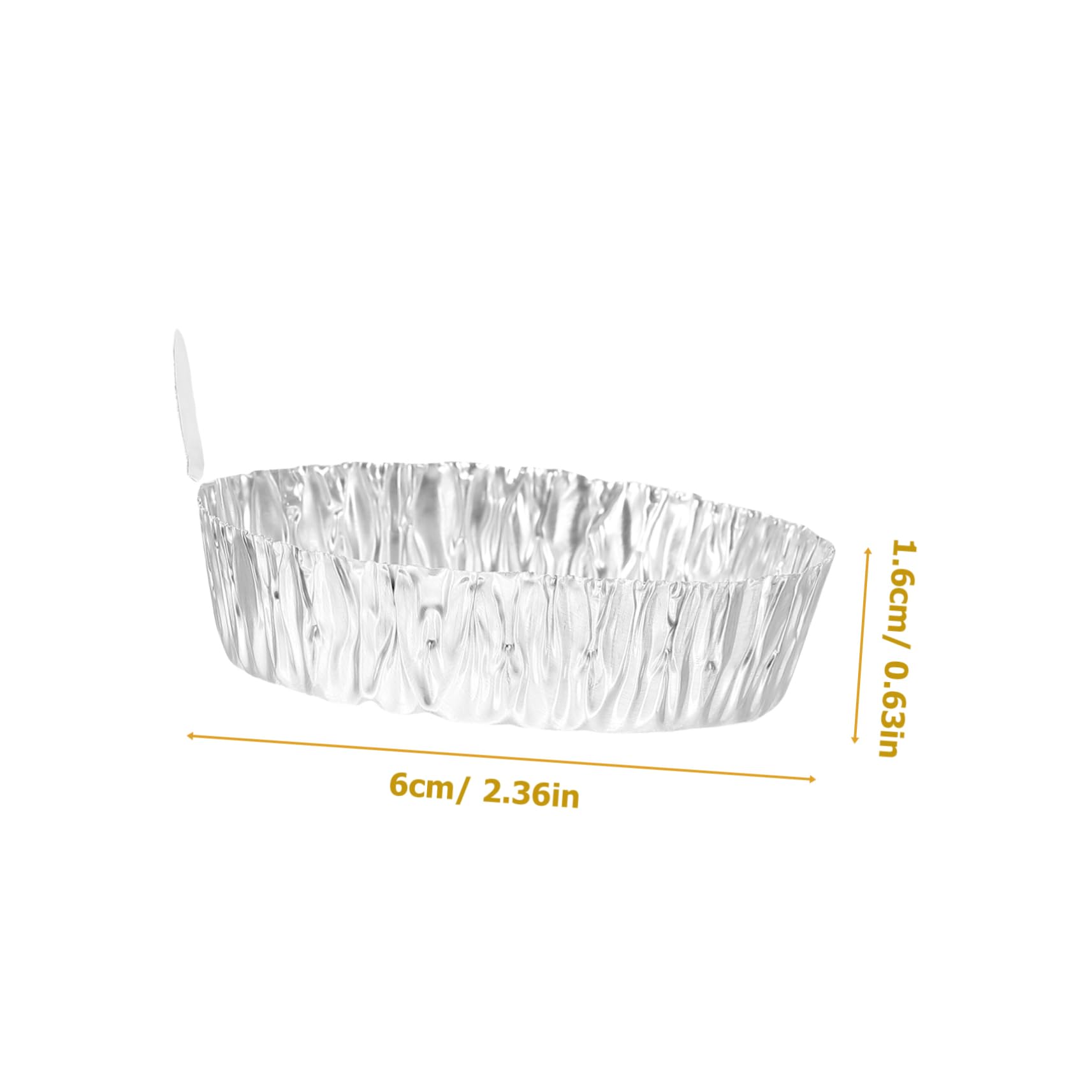 OSOLADY 100pcs Aluminum Foil Weighing Dish Tin Round Foil Trays Gram Plat Catch Liquid Weight Trays Pans Cooking Trays Oven Trays Weighing Tray Chemistry Weigh Boats Chemistry Scale Tray