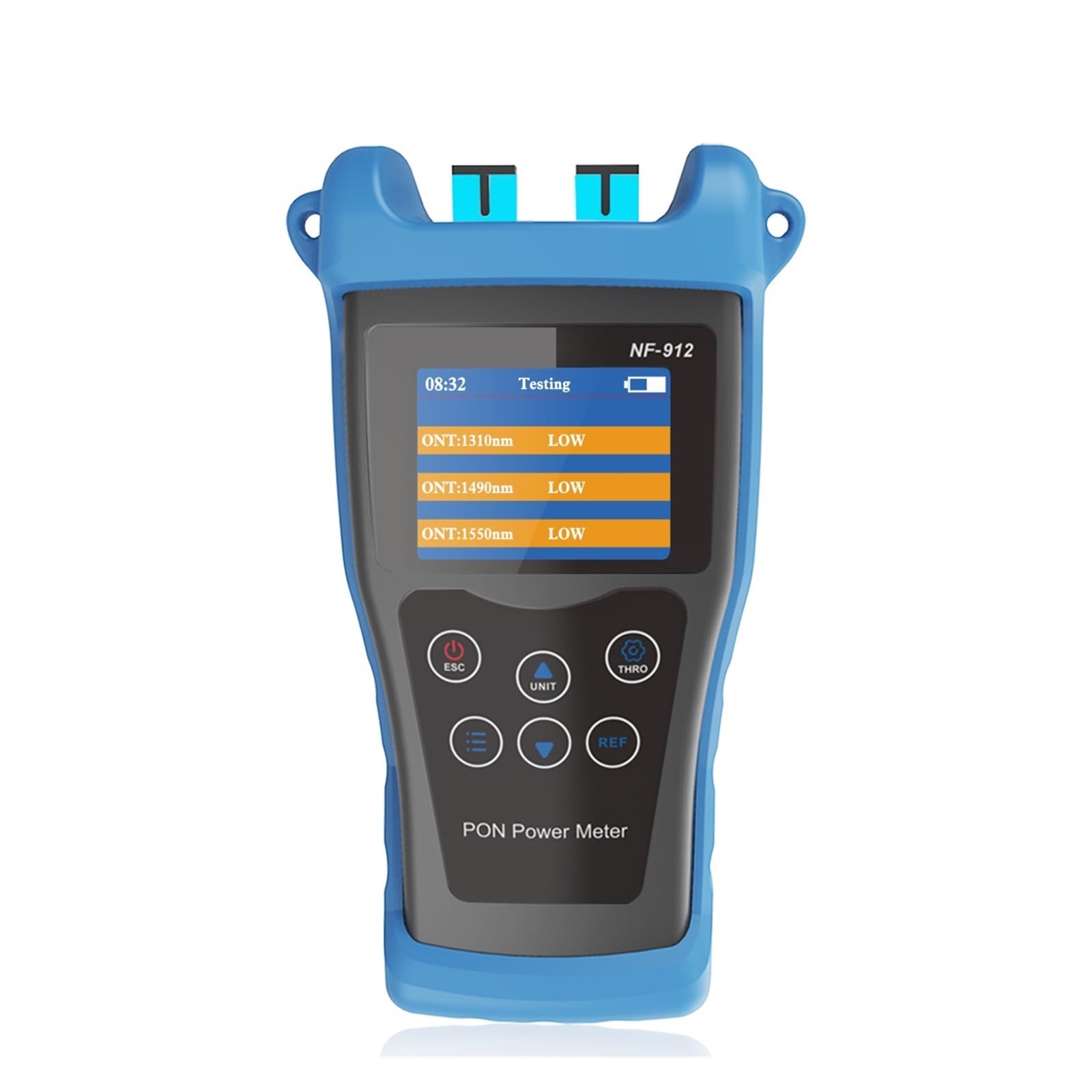 Testeur de fibre optique, Compteur De Puissance Optique PON Fiber Portatif 1330nm/1490nm/1550nm Testeur OTDR Avec Port SC