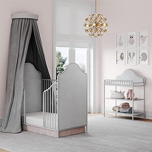 Little Seeds Piper Toddler Conversion Kit, Nursery Crib Accessory, Dove Gray