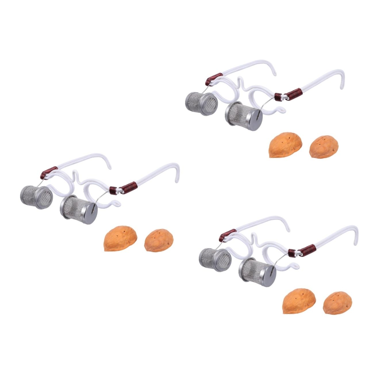 Healeved 5 Pezzi Dispositivo Per Moxibustione Per Gli Occhi Occhiali Di Protezione Per Gli Occhi Strumenti Per Massaggio Viso Infermieristico Moxa Noce Agopuntura Occhi Dispositivo Per
