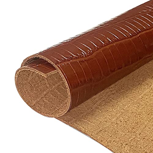 2-Pcs Scraps Leather, About A4 Paper Size(8 X 10''), Multicolor Embossed Genuine First-Layer Cow Leather, Cowhide Remnants For Diy Design & Make Crafts (A4 Size-2Pcs) #TOP5