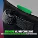 Kindersitzerhöhung Sitzerhöhung ergonomisch Kinder 135-150 cm Auto Sitz ECE R129 Bezug waschbar (Grau)