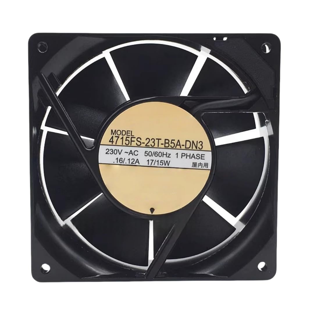 4715FS-23T-B5A-DN3 230V 0.16/0.12A 17/15W 12038 Cooling Fan 120x120x38MM