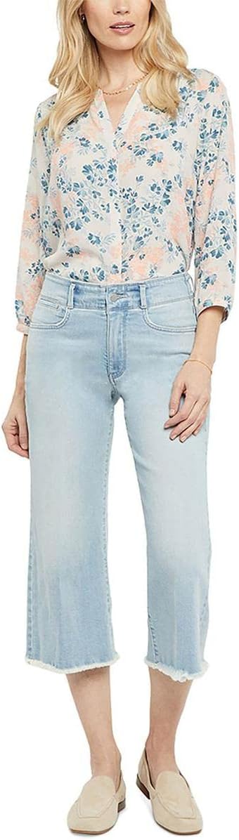 NYDJ High-Rise Major Wide Leg Capris in Dunes Dunes 4 23